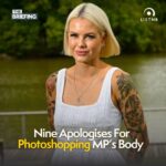 Antoinette Lattouf Instagram - Nine has apologised for using an AI generated image of Victorian MP Georgie Purcell. The image enlarged Ms Purcell’s breasts and exposed her midriff. #georgiepurcell #politician #ai #technology #nine #apology