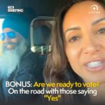 Antoinette Lattouf Instagram - @antoinette_lattouf live from the ‘Yes’ campaign road trip.  2023 Australian of The Year Local Hero and founder of Turbans 4 Australia, Amar Singh, is six weeks into his roadshow around Australia to promote the Voice. Amar is travelling around Australia to promote the Voice to Parliament to multicultural, culturally diverse, religious, and ethnic groups. In this episode of The Briefing, Antoinette Lattouf joins him for a leg to find out how his campaign is going. Listen to the latest episode of The Briefing now wherever you get your podcasts 🎧