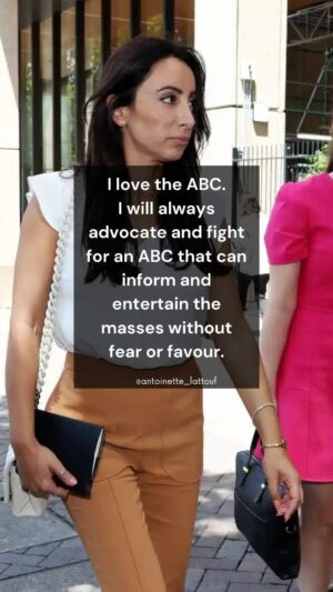 Antoinette Lattouf Instagram - The matter wasn’t resolved today. But the fight continues and I’m willing and prepared to fight for as long as it takes.

I want to thank the millions around the country and even those overseas for their support.

This is such an important case because it’s not just about me. It’s about free speech. It’s about racism. It’s about the important role journalists playing truth telling, and crucially, it’s also about a fair, independent and robust ABC.

And I love the ABC. I will always advocate and fight for an ABC that can operate and inform and entertain the masses without fear or favour.
#NoFearNoFavour

NOTE: if you’re able and willing to donate to my legal fees, there’s a link in my bio.
