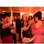 Antoinette Lattouf Instagram - A fright at 40! Hubby said “get dressed up for a fancy dinner with all your siblings” and instead he threw me the most epic party. Enjoy the double chin/catching flies pics. Ivy Penthouse