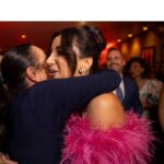 Antoinette Lattouf Instagram - A fright at 40! Hubby said “get dressed up for a fancy dinner with all your siblings” and instead he threw me the most epic party. Enjoy the double chin/catching flies pics. Ivy Penthouse