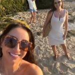 Antoinette Lattouf Instagram - Still laughing and 3 sisters left standing. Pandang Pandang Beach