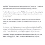 Antoinette Lattouf Instagram - More than 3/4 of Aussie say they’d refuse to help someone who strongly disagreed with their views. While we’re not quite as bad or as polarised as the US, we’re in danger of catching up. I wrote some stuff about culture wars. And what I’ve learnt from saying less and listening more. Also head butting less.