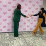 Antoinette Lattouf Instagram - So many bucket list items ticked today with Jacinda Ardern. 🪣 Meet a unique and compassionate global leader while sporting an impressive camel toe ✔️ 🪣Shake their hand but hold for a few seconds too long ✔️ 🪣 Seize the moment to make one, quick inappropriate joke ✔️ Thank you to the epic @emmaisaacs, my name twin @hello_azureantoinette and the entertaining @shellyhorton1 for this morning.