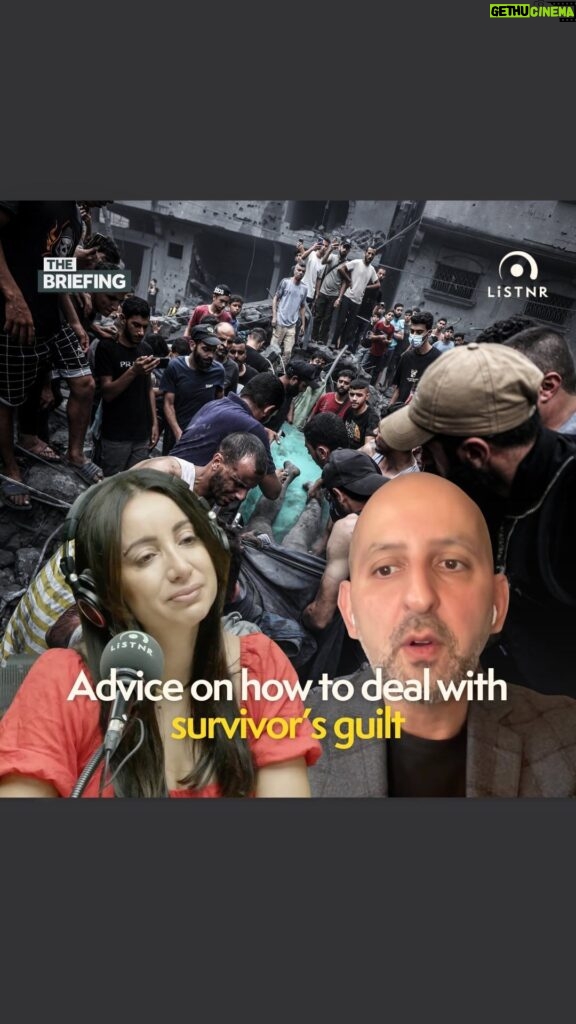 Antoinette Lattouf Instagram - Feeling traumatised by images you’re seeing online from the Middle East? Or perhaps guilty about having a safe and peaceful life. In this episode of The Briefing, @antoinette_lattouf speaks with PTSD expert and author @arash_javanbakht about recognising secondary trauma and how to manage it. #ptsd #socialmedia #warimages #secondarytrauma #graphicimages #graphicvideo #thebriefing