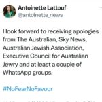 Antoinette Lattouf Instagram - I will always stand for truth. And against hate. (I also stand against overplucked eyebrows, but that’s a public interest investigation for another day) #NoFearNoFavour