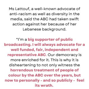 Antoinette Lattouf Instagram - A statement from one of my lawyers Josh Bornstein @mauriceblackburnlawyers and I.

I’m very fortunate to be supported and represented by a formidable team that includes Josh and also Sarah Ibrahim of @central.lawyers 

#nofearnofavour