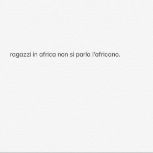 Antonio Dikele Distefano Instagram - In Africa non si parla l’africano.