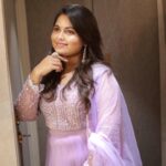 Anu Anand Instagram - Lavender love 💜💜 . . . Pc: @evidencemaker Accessories: @new_ideas_fashions YMCA, Chennai