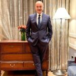 Anupam Kher Instagram – Suited up… And feeling unstoppable! :) Taj hotel, Gateway of india