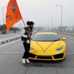 Anurag Dobhal Instagram - Jai Shree Ram ❤️🚩 Ayodhya 📍👑 . . . #theuk07rider #jaishreeram #rammandirayodhya #lamborghini