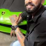 Anurag Dobhal Instagram - Ek Aur Sapna Poora Honey Jaara Hai ❤️🙏🏻 Lamborghini Hurcan 💀❤️ . . . #lamborghini #huracan #theuk07rider