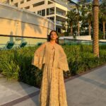 Anushka Sen Instagram - Lasting Legacy ✨ . Wearing @shyamalbhumika For @cop28uaeofficial @unitednations Hair @magictouchbyalinaadil Makeup by me :) Dubai, United Arab Emirates