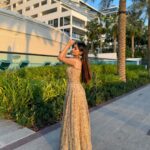 Anushka Sen Instagram - Lasting Legacy ✨ . Wearing @shyamalbhumika For @cop28uaeofficial @unitednations Hair @magictouchbyalinaadil Makeup by me :) Dubai, United Arab Emirates