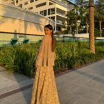 Anushka Sen Instagram - Lasting Legacy ✨ . Wearing @shyamalbhumika For @cop28uaeofficial @unitednations Hair @magictouchbyalinaadil Makeup by me :) Dubai, United Arab Emirates