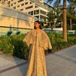 Anushka Sen Instagram - Lasting Legacy ✨ . Wearing @shyamalbhumika For @cop28uaeofficial @unitednations Hair @magictouchbyalinaadil Makeup by me :) Dubai, United Arab Emirates