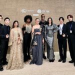 Anushka Sen Instagram - We come together to sing the COP28 UAE anthem “Lasting Legacy” The song shines a light on the urgency of the fight to reverse change and stop nature degradation, supporting climate action for vulnerable and displaced communities around the world in support of @refugees @rescueorg #COP28 #lastinglegacy @cop28uaeofficial Dubai Convention & Exhibition Centre
