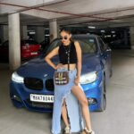 Anushka Sen Instagram - Denim days 🧋 . Skirt @fashionnova ✨