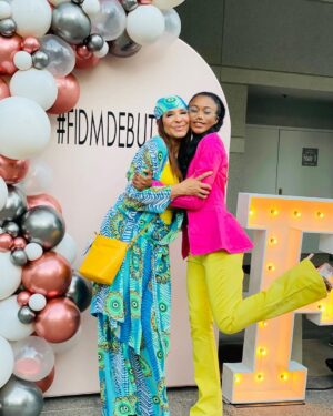 Ariel D. King Instagram - I met @devinenews when I won my first pageant my goodness how time flies!! She has done so much for foster kids and took me under her wing at the time💜❤️💜so happy to see your face again! @shayleymadison @fidm #fidmdebut