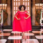 Arisa Cox Instagram - In my superhero era ❤️ #BBCAN11 Gotta close out Whodunit Week with a cape! . Thank you @lisawilliamsstyle @gregorygravelinemakeup @romieshakes @marklashjewelry @chiarabonilapetiterobe @louboutinworld for this luscious look ✨ @bigbrotherca @insight.productions @globaltv
