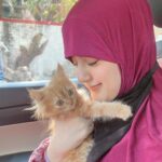 Arishfa Khan Instagram - Jummah mubarak🤍 My lil baby #ginger 🫶🏻🥺
