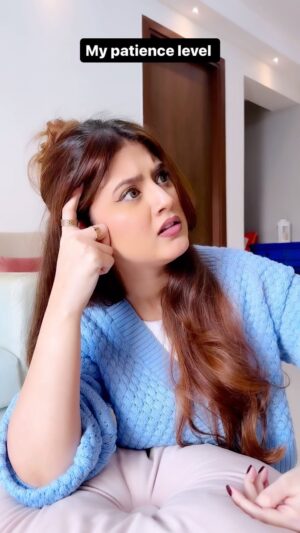 Arishfa Khan Instagram - Tag someone jiska patience level aisa hai😡
