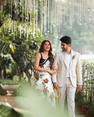 Armaan Malik Instagram - I remember, a few years ago, when @armaanmalik and I were talking about life together, I mentioned that whenever we do get engaged, I would want to throw a little party at @gallopsmumbai to celebrate with our loved ones. At that point, even though we had no clarity on when we planned on taking this next step, the one thing I was very sure of, was where the celebration would happen. I’ve always loved Gallops, not only for how beautiful it is and because the food is impeccable, but also because @chefyajushmalik is the nicest human, and always makes us feel like we’re home. Couldn’t have imagined this special evening anywhere else 🥰