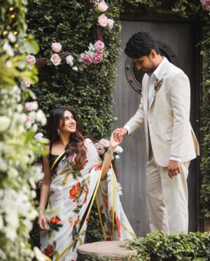 Armaan Malik Instagram - I remember, a few years ago, when @armaanmalik and I were talking about life together, I mentioned that whenever we do get engaged, I would want to throw a little party at @gallopsmumbai to celebrate with our loved ones. At that point, even though we had no clarity on when we planned on taking this next step, the one thing I was very sure of, was where the celebration would happen. I’ve always loved Gallops, not only for how beautiful it is and because the food is impeccable, but also because @chefyajushmalik is the nicest human, and always makes us feel like we’re home. Couldn’t have imagined this special evening anywhere else 🥰