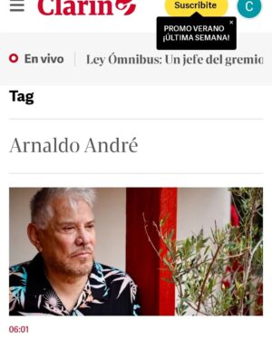 Arnaldo André Instagram - https://www.clarin.com/tema/arnaldo-andre.html