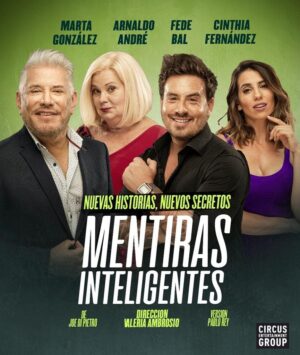 Arnaldo André Instagram - Vuelve MENTIRAS INTELIGENTES!
Desde el 14 de enero, en el  @teatrololamembrives 
Con @martagonzalezactriz @arnaldoandreoficial, @balfederico y @cinthia_fernandez_ 
Direcccion: @valeria_ambrosio_
Producción: @raimundoalbert ChR PR