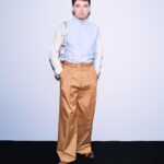 Asa Butterfield Instagram - Another beautiful show from the mind of @jonathan.anderson - knits for DAYS @jw_anderson @chrisbrownstylist @charlieculleneducation