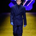 Asa Butterfield Instagram - Never thought I’d be on a runway but here we are. Thank you 💙 @prada #PradaFW22