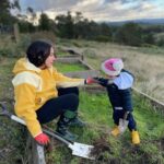 Ash London Instagram - Inspecting bugs. Digging holes. The afternoon of dreams! If anyone needs a measure and quote - Buddy is your guy. As slide four proves.