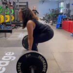 Ash London Instagram - I wanted to feel strong again after giving birth. No calorie counting. No scales. No progress pics. No saying no to things I want to eat. Just me showing up to the gym 3 times a week and @matty_boland ALWAYS making sure I’m enjoying myself. Also Buddy is obsessed with ‘Manny Gym’ (Matty at the gym) and I love that he sees mama doing her best to stay healthy and strong. Do whatever makes you feel good in whatever capacity you are able. Chuck out the rest ❤️ Watch to the end to see Buddy channeling his inner playa