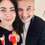 Ash London Instagram - When I was pregnant in lockdown, Adrian and I binged ‘Somebody Feed Phil’ and pretended we were travelling the world and eating glorious food like old times. Last night I got the chance to host a conversation with our hero @phil.rosenthal, who reminded me that above all - people matter - and our lives are infinitely better when we share them! He also made us all laugh and it felt really bloody good.