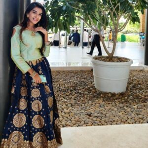 Ashika Yash Instagram - She is a wild, 
Tangled forest
With temples 
And treasure 
Concealed within 🍂
.
.
.

#aesthetic #modelling #tamilponnu #tamizhachi #anbu #kadhal #spreadlove #staykind #kindness #travel #shootingspot #pondicherry #ashikayash