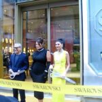 Ashley Graham Instagram - The brand new #SwarovskiFifthAvenue made me feel like I stepped right into a giant jewelry box!! ✨The sparkles & crystals are destined to make NYC shine brighter than ever!! 🤍 @swarovski #SwarovskionFifth #Swarovski