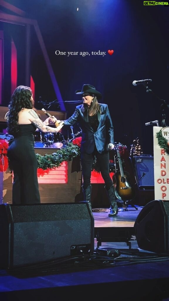 Ashley McBryde Instagram - “Not bad for a girl goin’ nowhere…” 🎶 Happy first Opry anniversary, @ashleymcbryde! Grand Ole Opry