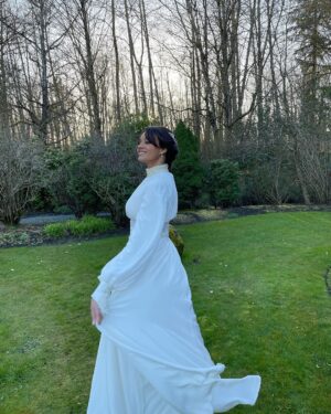 Ashley Nicole Williams Instagram - reminiscing on my (Abigail’s) wedding day 🕊️