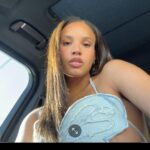 Ashley Nicole Williams Instagram – i <3 boob tape! drake <3s boobs! Kia Forum