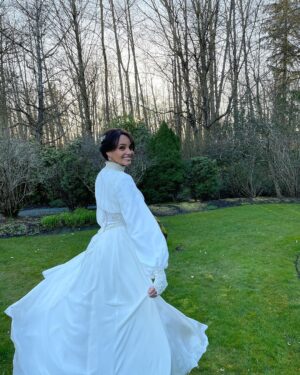 Ashley Nicole Williams Instagram - reminiscing on my (Abigail’s) wedding day 🕊️
