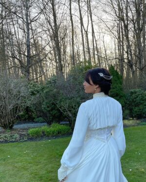 Ashley Nicole Williams Instagram - reminiscing on my (Abigail’s) wedding day 🕊️