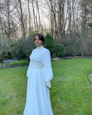 Ashley Nicole Williams Instagram - reminiscing on my (Abigail’s) wedding day 🕊️