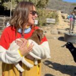 Ashley Tisdale Instagram – mental health hack: hug the nearest baby goat 🐐