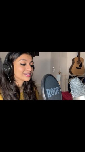 Ashnaa Sasikaran Instagram - Adiye - From Bachelor - by @dhibuninanthomas @kapilkapilanmusic @kebajer @gvprakash @divyabharathioffl 

Full video on YouTube❤️ let me know what you guys think of this!!☺️