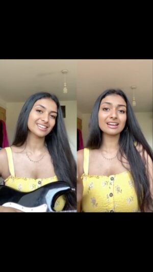 Ashnaa Sasikaran Instagram - Quick throwback to over a year ago, during lockdown! Going to be posting a few of these… what’s been your favourite cover?! Thank you for your love and support, it means the world to me and keeps me motivated ❤️ Unplugged Series w/ @mj.melodies @livisuals_ episode 4 coming out very soon, keep tuned ❤️

Athiradee - by @arrahman @sayanoraphilip 

#tamil #tamilcinema #athiradee #rajini #tamilcover #ashnaa #ashnaa_ns