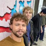 Ashton Irwin Instagram - Nice to meet the guys from @5sos Los Angeles, California