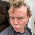 Ashton Irwin Instagram - Haircut time. I have that natural grinchy whoville cuteness ya know what I’m saying? Looking very grinch-esque but in a drummer guy way. Anyways, caption done, on ya bike!! Los Angeles, California