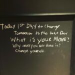 Ashton Kutcher Instagram - The interior of my bathroom wall.