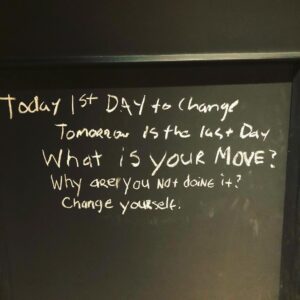 Ashton Kutcher Instagram - The interior of my bathroom wall.